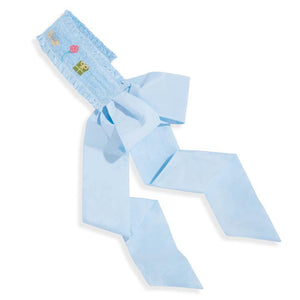 Bella Bliss McLean Blue Smocked Party Sash