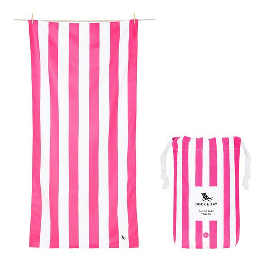 Dock & Bay Phi Phi Pink Cabana Towel