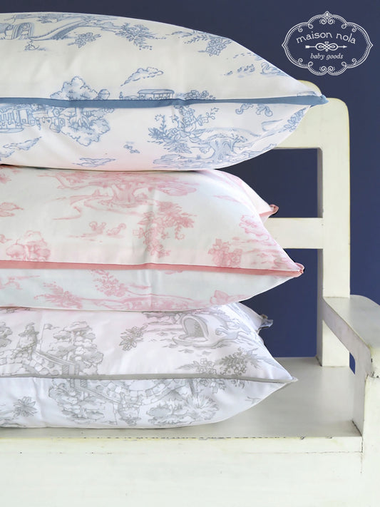 Maison Nola Toile Pillow-Blue