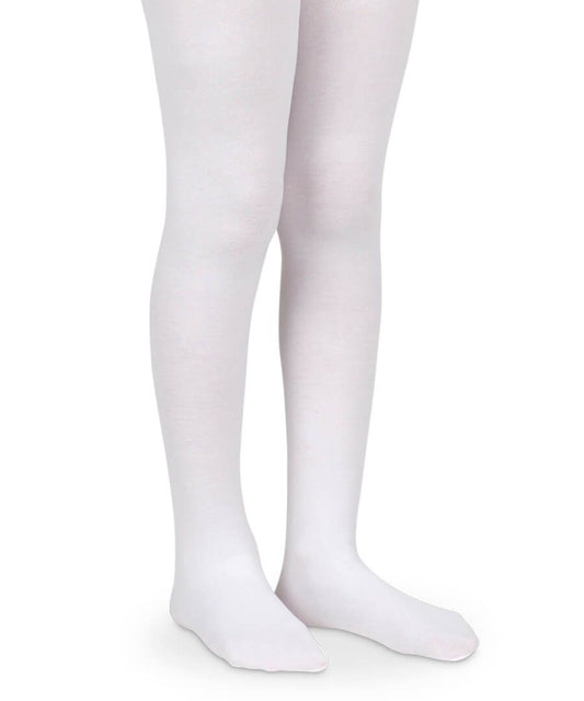 Jefferies Pima Cotton Tights-White