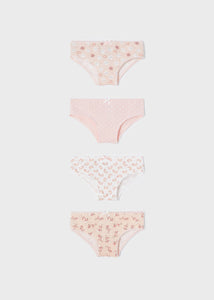 Mayoral 4-pack Pink Panties