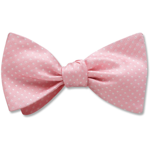 Beau Ties Pink Dot Bow Tie
