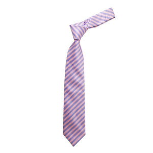 49" Pink/Blue Stripes Tie