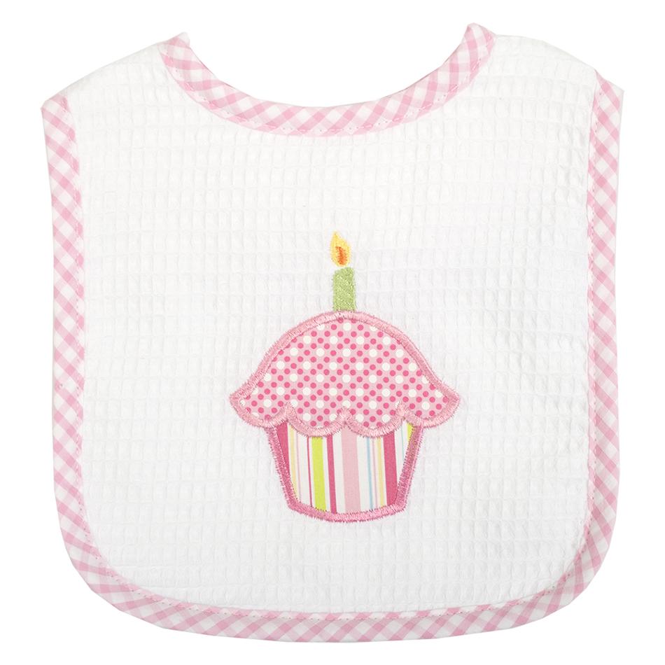 3 Marthas Pink Cupcake Bib