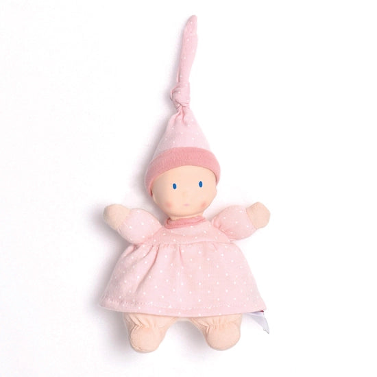 Tikiri Precious Soft Doll-Pink Dot