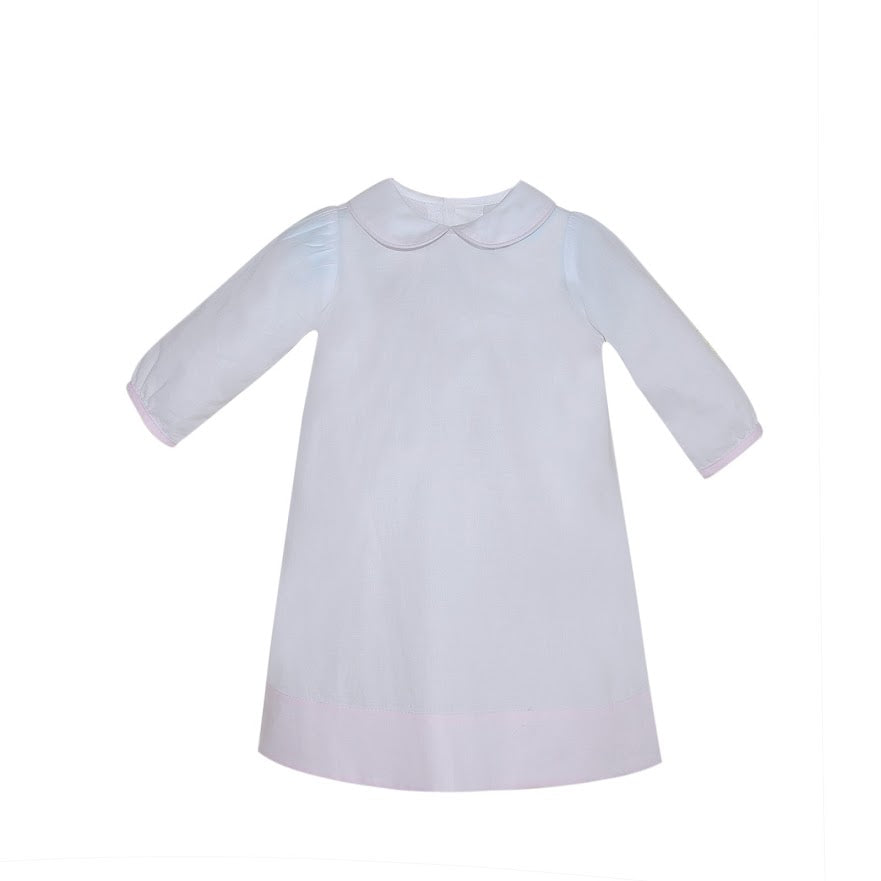 Baby Sen Daygown with Pink Edge