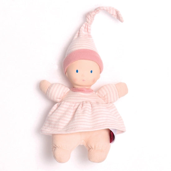 Tikiri Precious Soft Doll-Pink Stripe