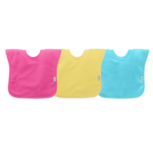 Green Sprouts Pink Pull-over Toddler Bibs 3pk