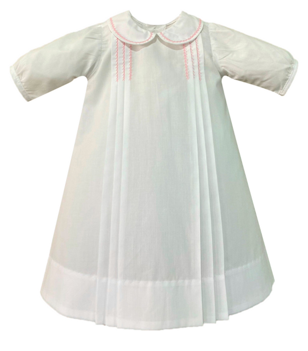Baby Sen Quinn Pink Stitching Daygown
