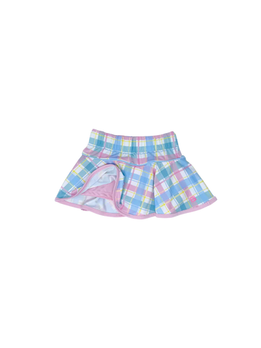 SET Quinn Skort-Spring Plaid