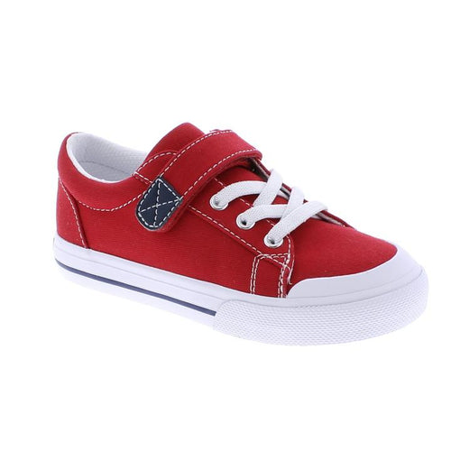Footmates Red Jordan Velcro/Lace Shoe