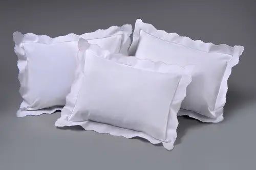 Boutross Rosepointe Scallop and Hemstich Sham w/ Pillow