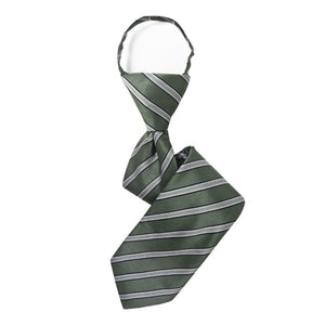 14" Sage Striped Zip Tie