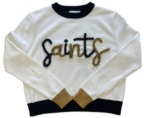 Saints sweater with clearance lights