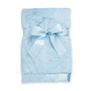 Silky Soft Security Blanket- Blue