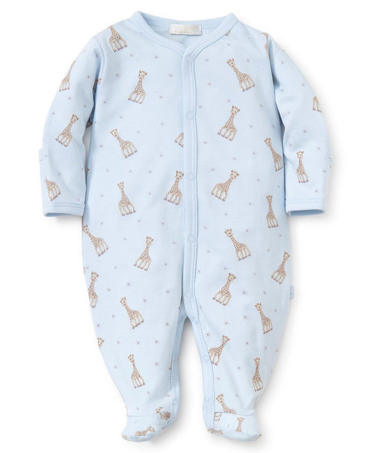 Kissy Kissy Sophie Giraffe Footie Lt Blue