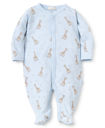 Kissy Kissy Sophie Giraffe Footie Lt Blue