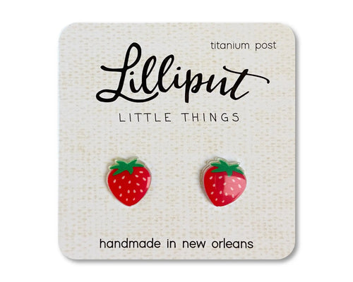 Lilliput Strawberry Earrings