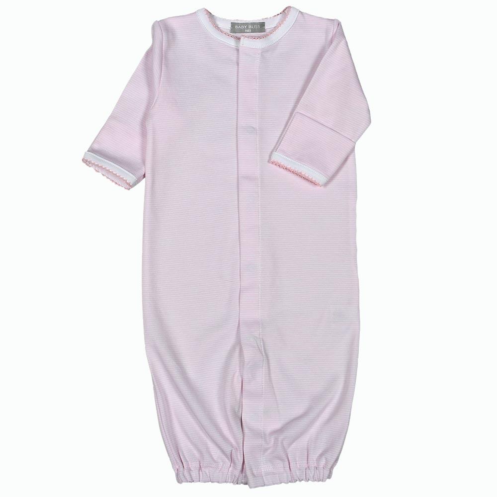 Baby Loren Pink Stripes Converter Gown