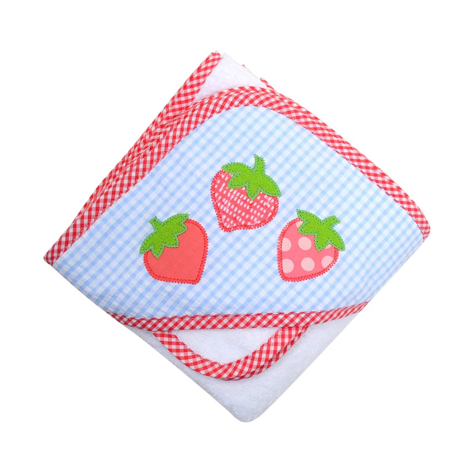 3 Marthas Strawberry Hooded Towel Box Set