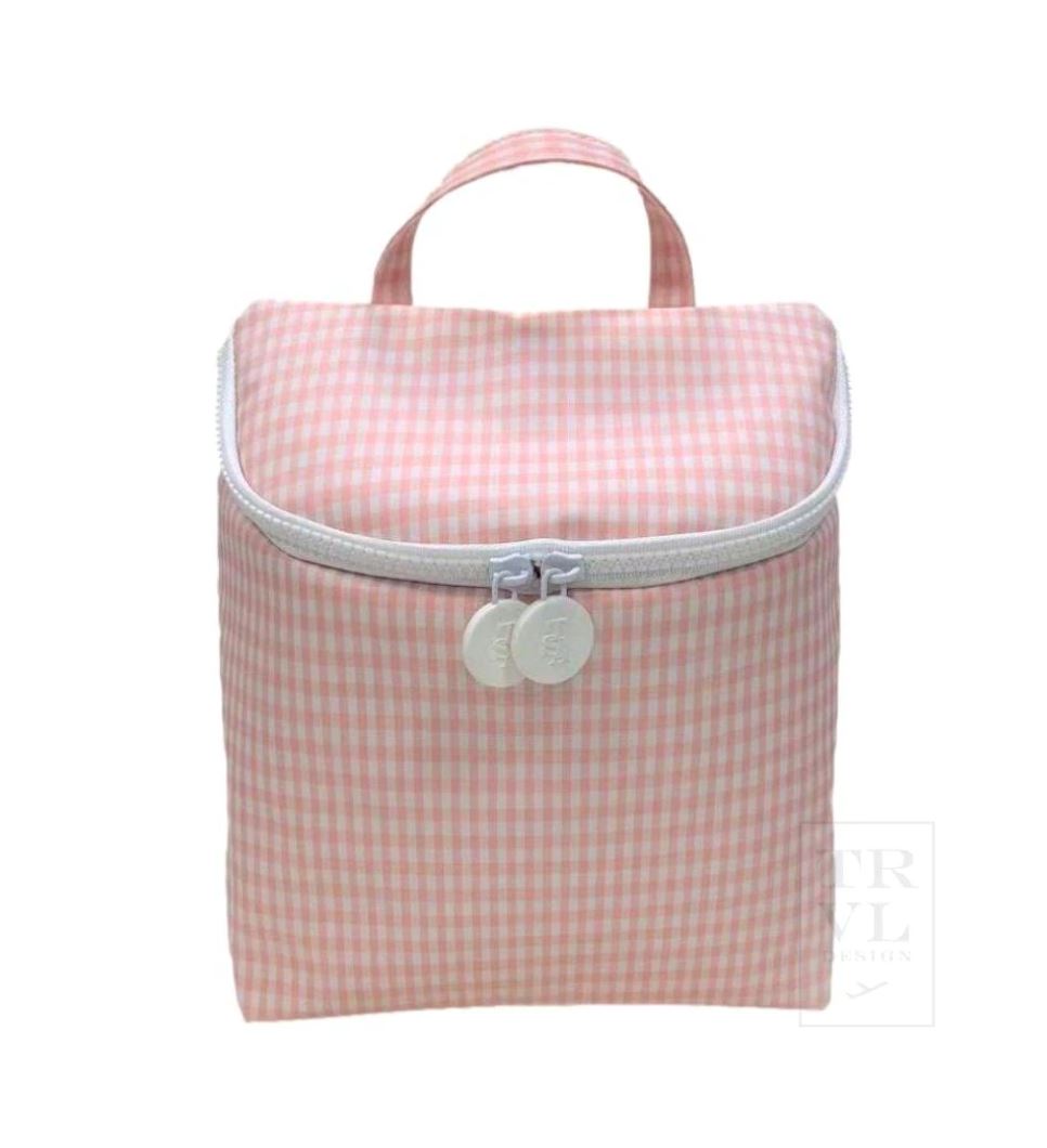 TRVL Taffy Gingham Lunch Bag