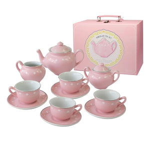 Pink Porcelain Tea Set