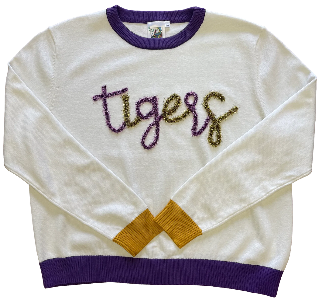 Queen of Sparkles Tigers Sweater