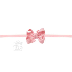 BC 2" Pink Grosgrain Bow Headband
