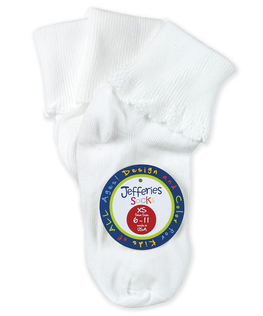 Jefferies Tiny Trim Turn Cuff 3-Pack Socks