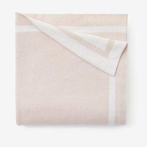 Elegant Baby Blush Tuxedo Stripe Blanket