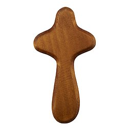 Hand Held Cross-Walnut Stain
