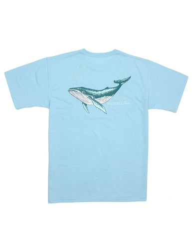Properly Tied Oh Whale SS Tee-Powder Blue