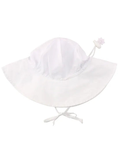 Ruffle Butts White Sun Hat