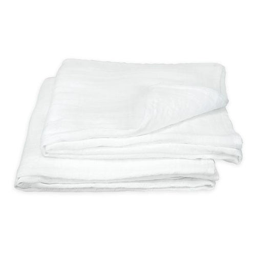 Green Sprouts White Swaddles-2pk.