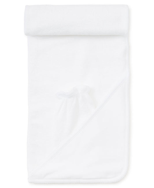 Kissy Kissy Basic Hooded Towel White