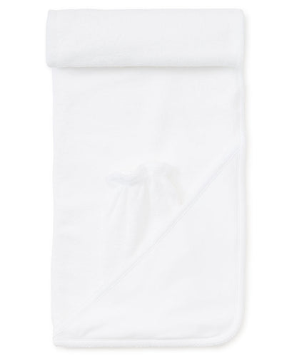 Kissy Kissy Basic Hooded Towel White