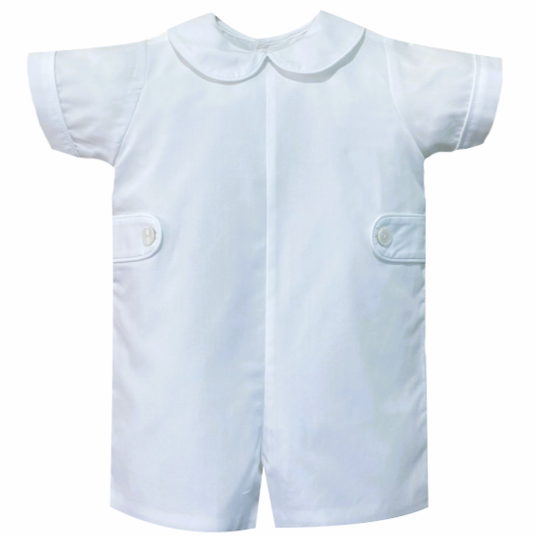 RN White Williams Romper with Tabs