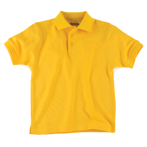 Universal Solid Polo Shirt Gold